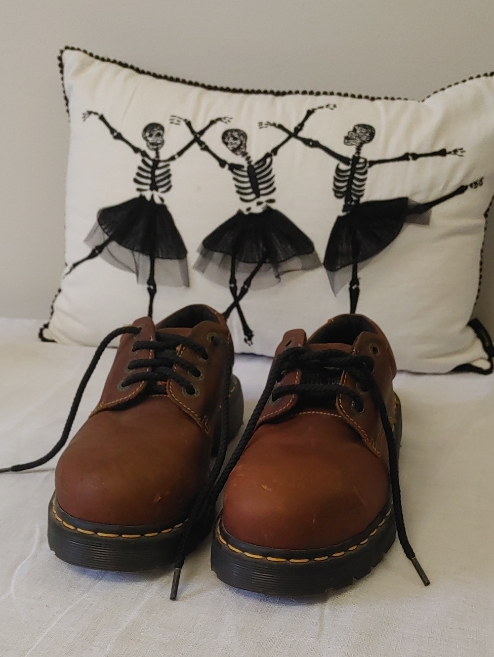 Dr. Martens Mens Brown Steel Toe l Dm's Industrial Size 8